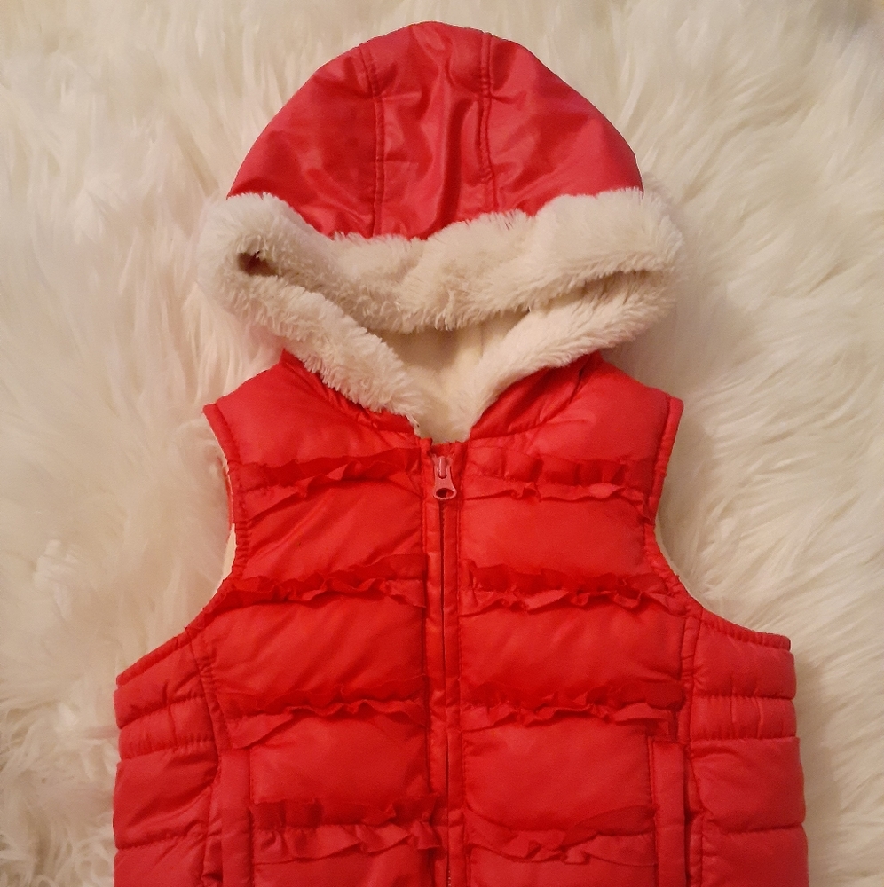 3/$15 Old Navy Pink Puff Vest